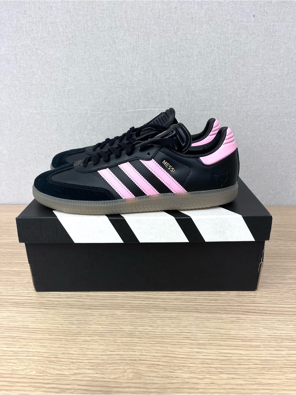 Adidas Samba Lionel Messi Men’s Size 12 Black Pink JP7845